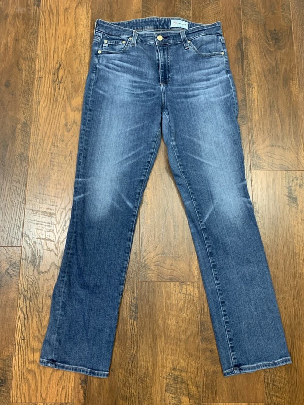 AG Adriano Goldschmied Straight Leg Denim Jeans